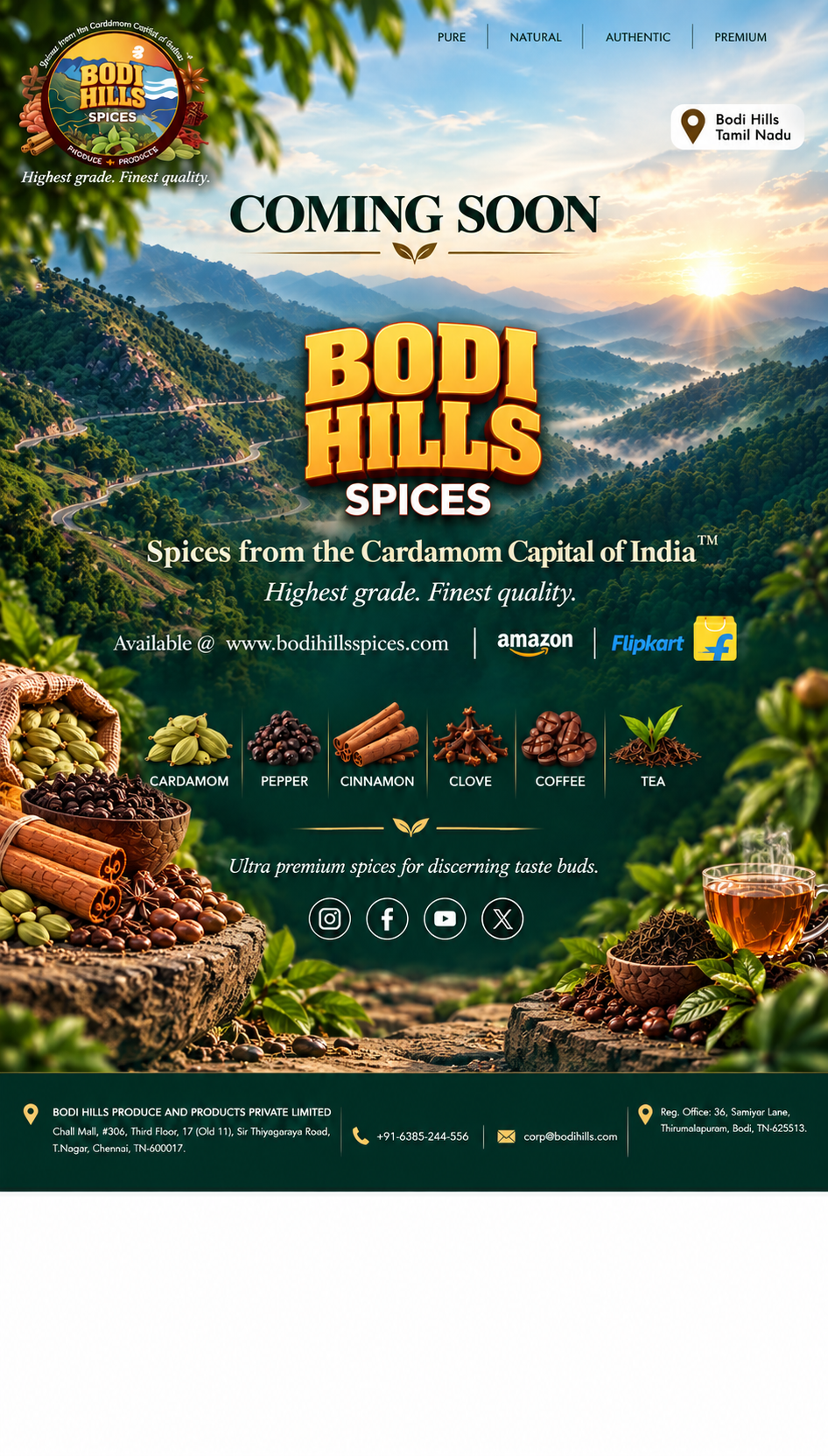 Bodi Hills Spices — Coming Soon